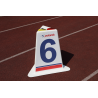 Pyramid signs fiberglass lane for athletics