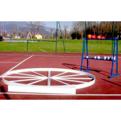 Ball holder for weight drop