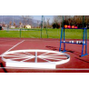 Ball holder for weight drop