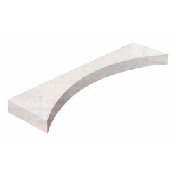 Fiberglass foot stop for weight drop