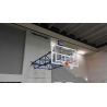 Lifting wall-mounted basketball system
