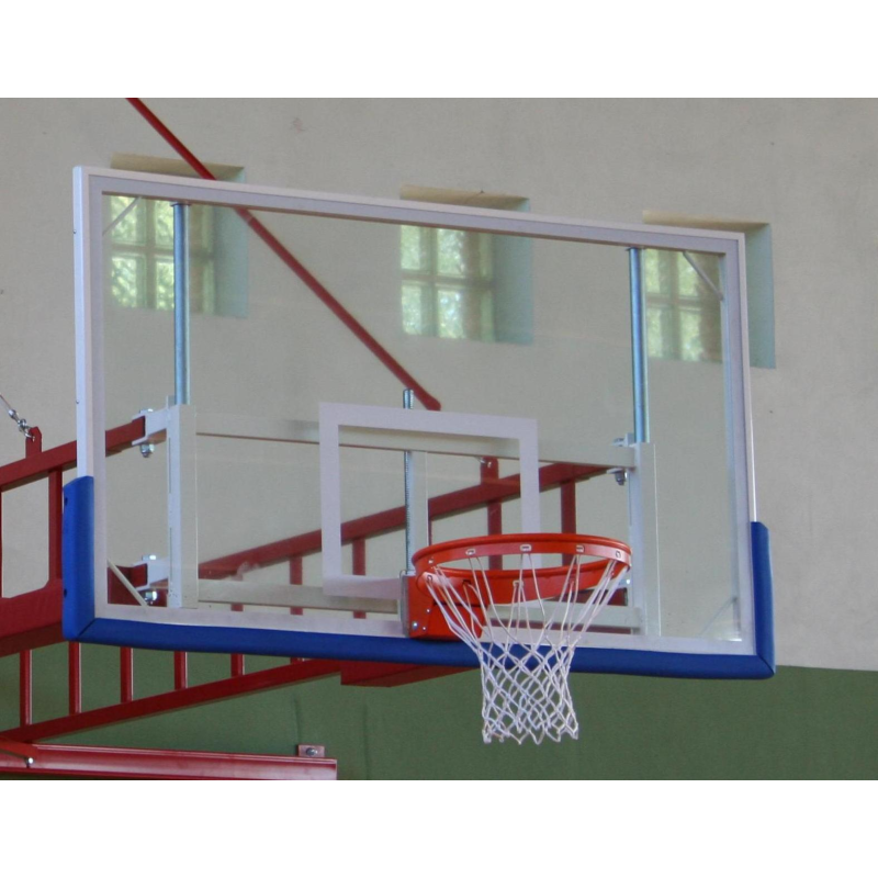 Tabellone basket in plexiglass trasparente