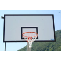 Basketball board for outdoor use