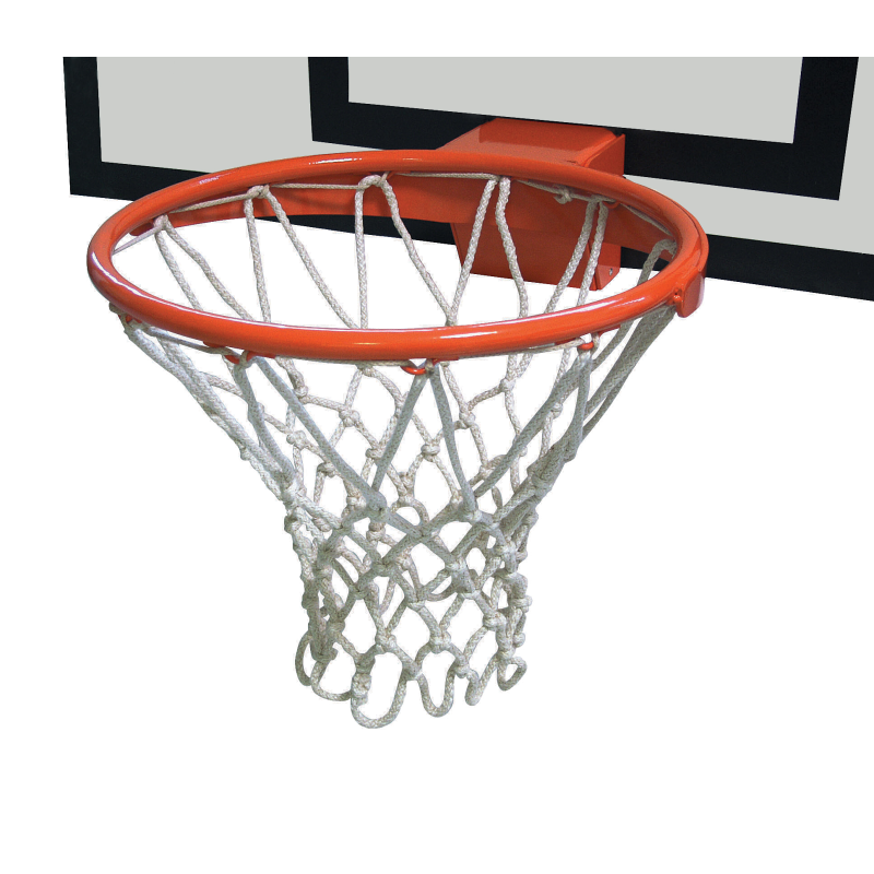 Recumbent basketball basket