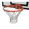 Recumbent basketball basket
