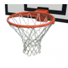 Recumbent basketball basket for gyms
