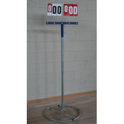 Basketball scoreboard with column