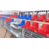 Poltroncine in plastiche per tribune e gradinate