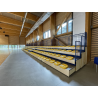 Tribuna telescopica per interni 