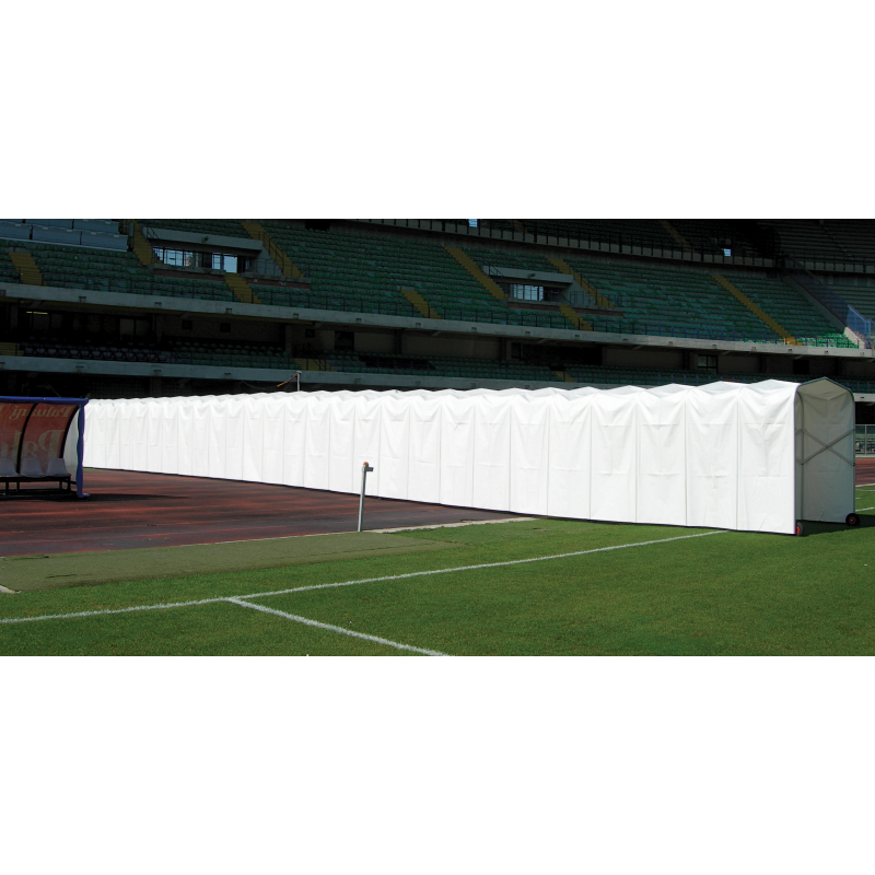 Tunnel estensibile per impianti calcio