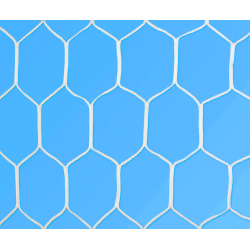 Pair of nets for soccer goals m.4x2