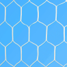 Hexagonal mesh top for football goal