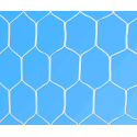 Hexagonal mesh for football goal regulatory