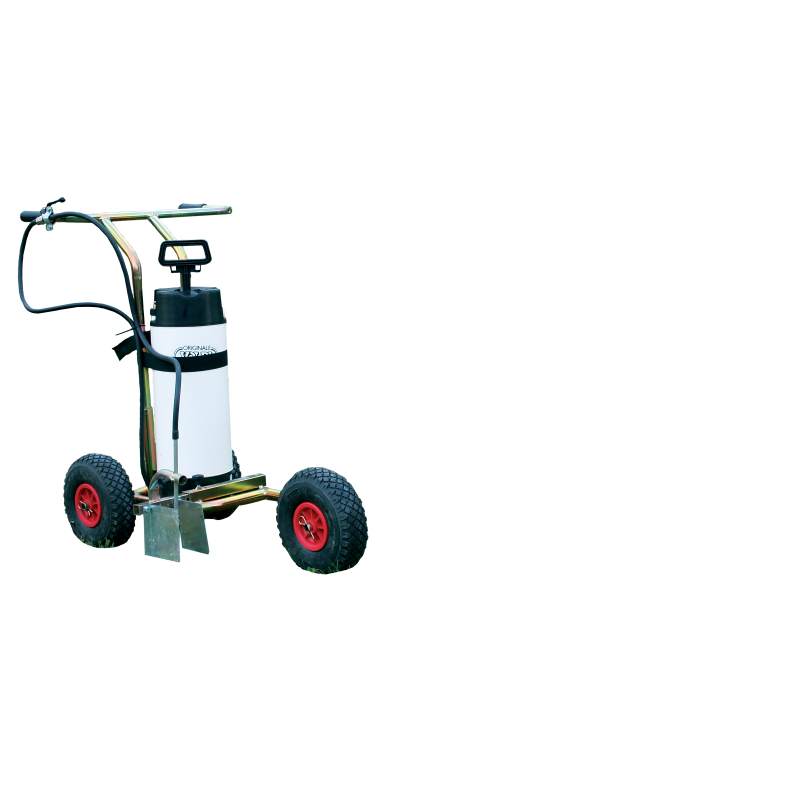 Carrello segnacampo per tracciare le linee di gioco