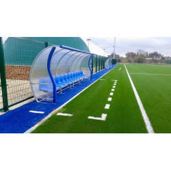 Protection for football bench
