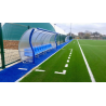 Protezione per panchina di calcio