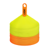 Colored delimiting cones for football training