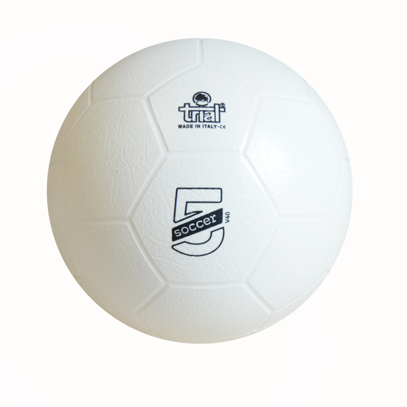 Soccer ball in synthetic rubber