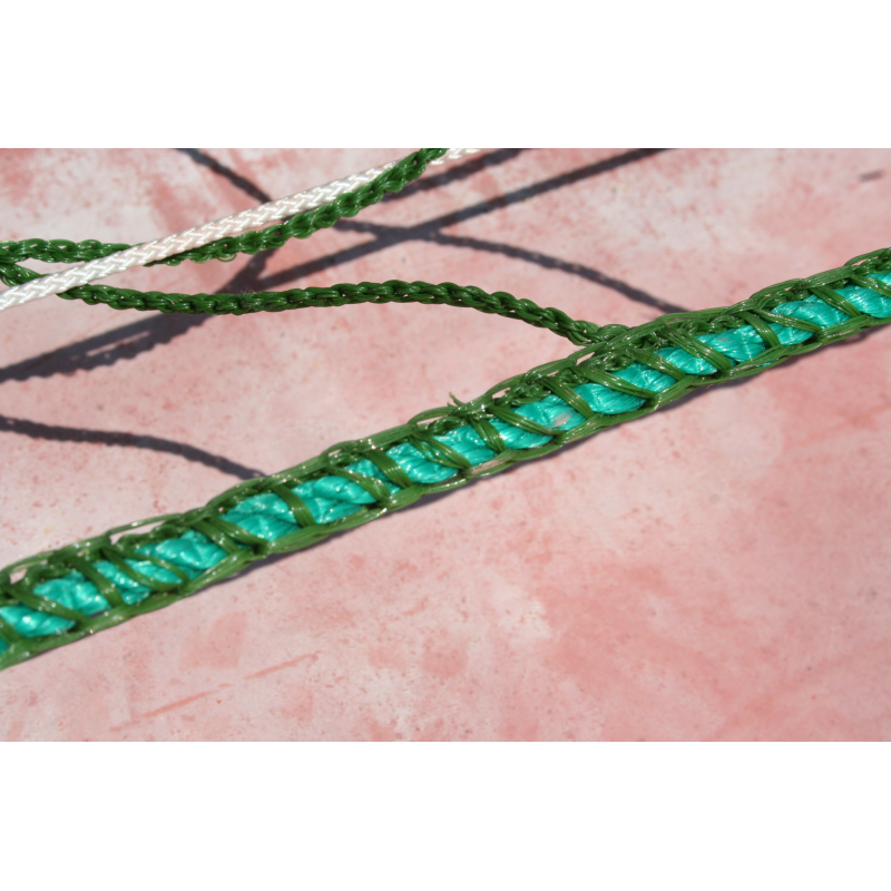 Perimeter reinforcement net for football fields