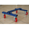 Cart to transport balance beam