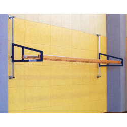 Scala orizzontale a parete per ginnastica
