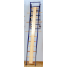 Tilting orthopedic straight ladder