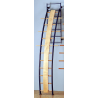 Tilting orthopaedic curved ladder