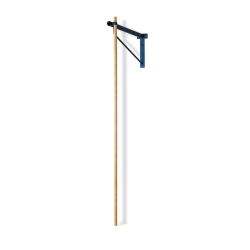 Shelf for gymnastic pole