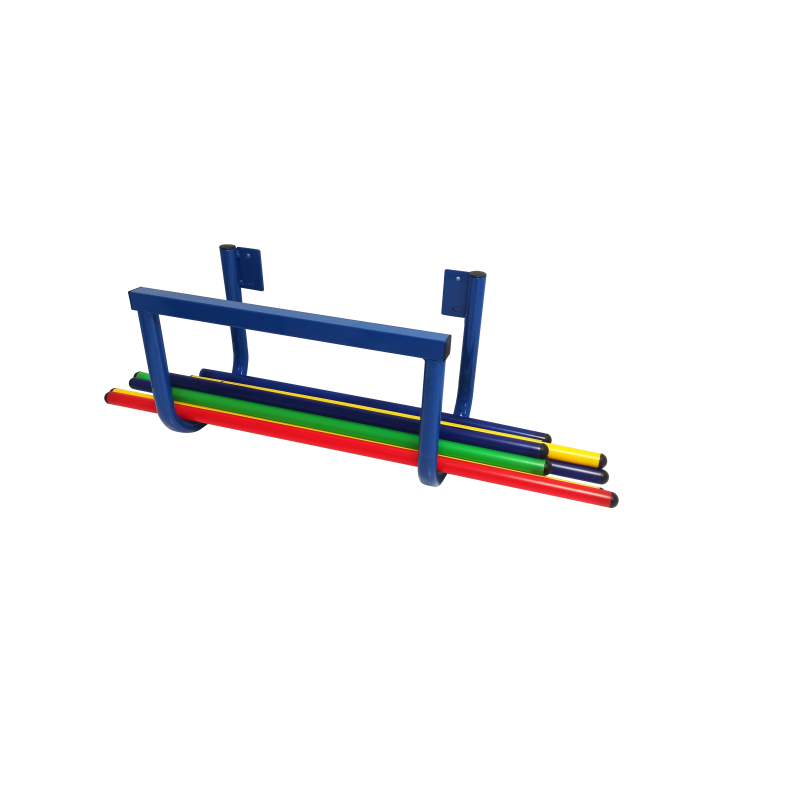 Shelf for gymnastic sticks