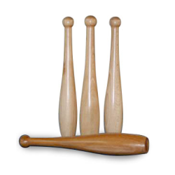 Wooden clubs for gymnastics gr 400