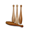 Clave in legno per ginnastica gr 500