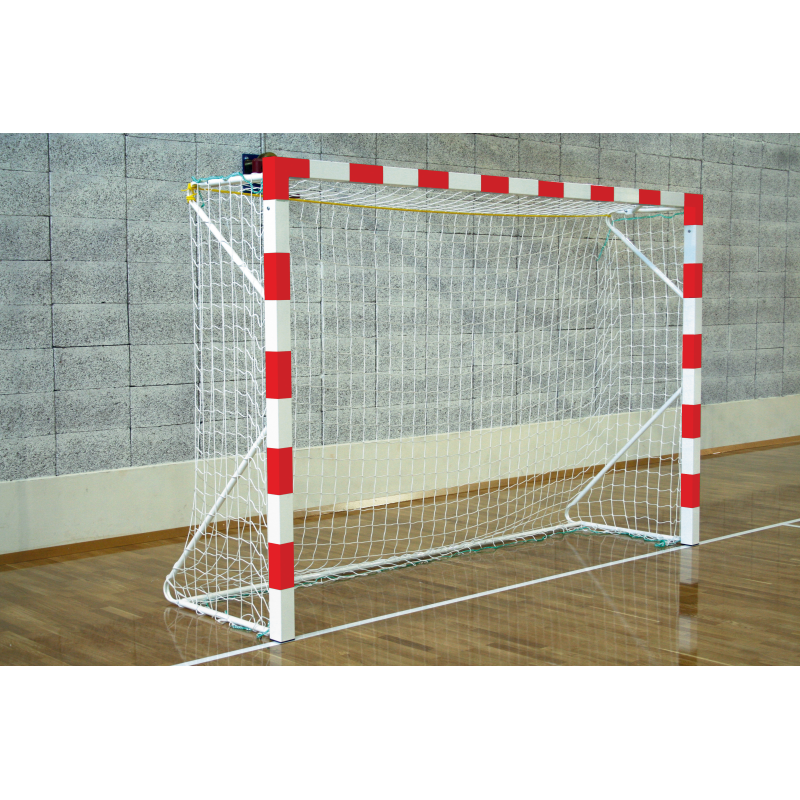 Pair of handball nets with shock absorber net