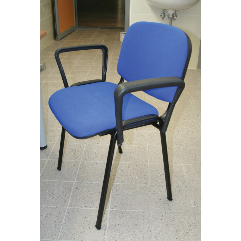 Chair with padded back for infirmary