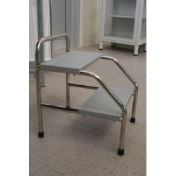 Stool with two steps for infirmary