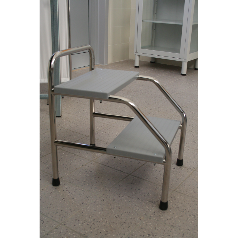 Stool with two steps for infirmary