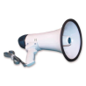 Battery powered megaphone for athletics