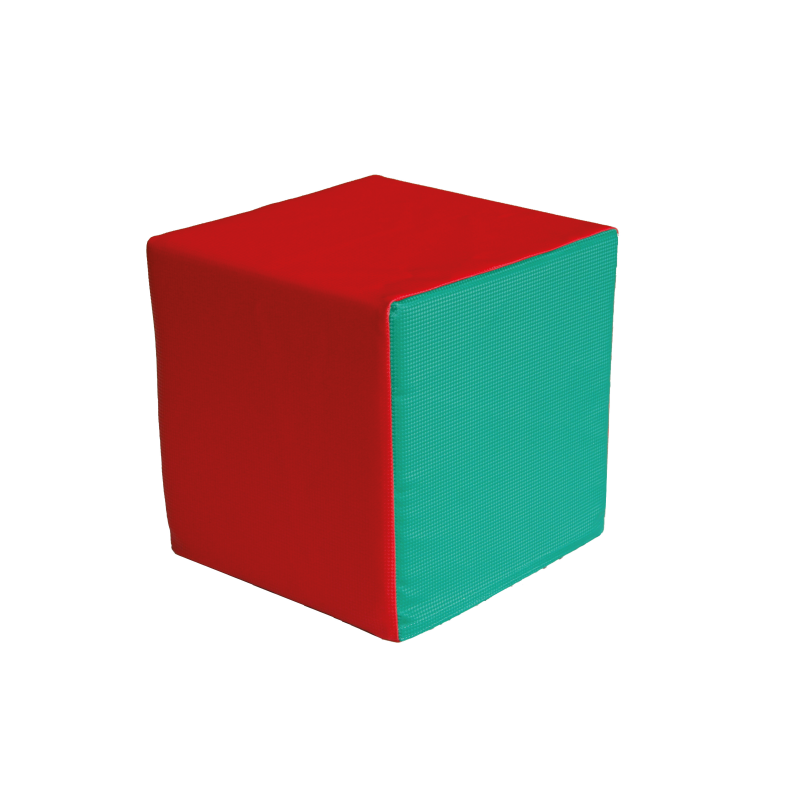 Cuscino in gommapiuma a forma di cubo 30 cm lato