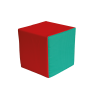Foam cushion cube-shaped 30 cm side
