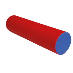 Cushion in foam cylinder