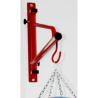 Punching bag holder arm
