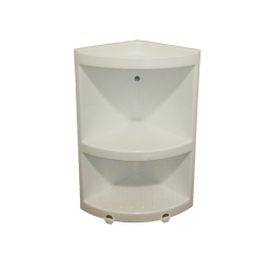 Soap dish for corner shower