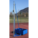 Volleyball system with ballasted chests