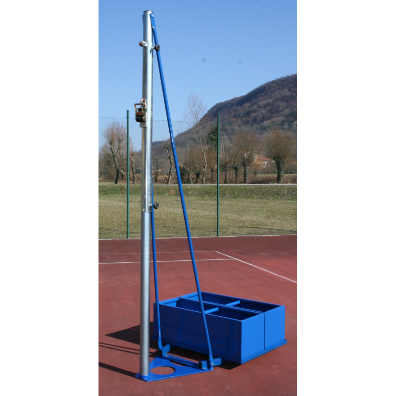 Impianto volley con cassoni zavorrati