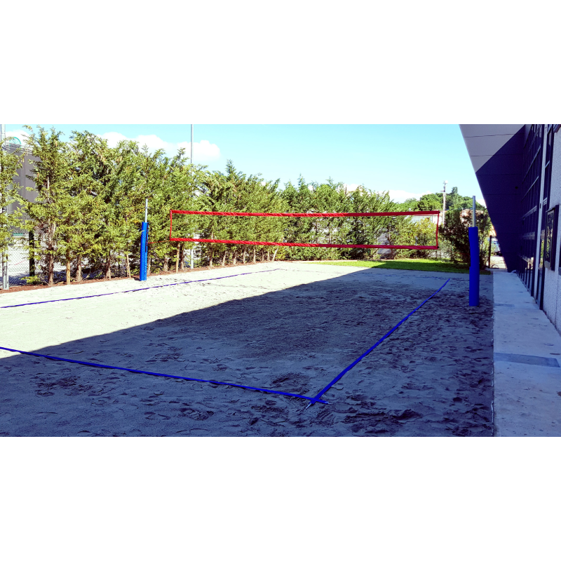 Impianto beach-volley/tennis zincato 50 mm