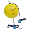 Ball with elastic bands for volleyball training
