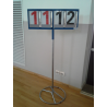 Volleyball scoreboard with rotating pole Meteore model