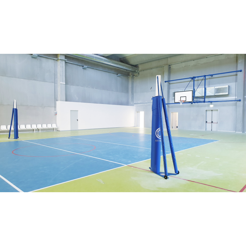 Padded protection for volleyball systems