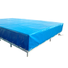 Support platform for high jump mattresses