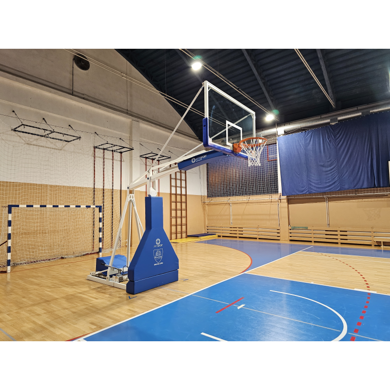 Impianto basket trasportabile oleodinamico omologato F.I.B.A.