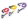 Red elastic band with handles